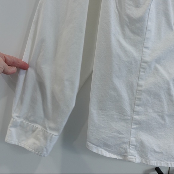 Linea Louis Dell’Olio Sz 3X White Button Front Shirt w/ Pocket Button Up - Picture 6 of 14
